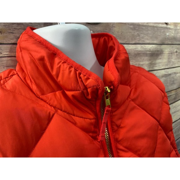 Woolrich Vest XXL 2XL Red Puffer Full Zip Pockets Insulated VTG Mens Gold Zipper - Picture 9 of 10